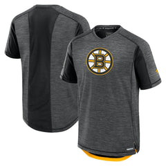 NHL Boston Bruins Fanatics Authentic Pro Rink Tech T-Shirt - Black