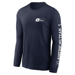 Dallas Cowboys America's Team Essential Long Sleeve T-Shirt Navy