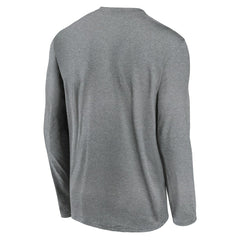 Dallas Cowboys Icon Legend Performance Long Sleeve T-Shirt Heather Gray