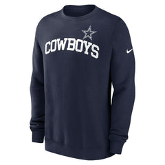 Dallas Cowboys Club Pullover Sweatshirt Navy