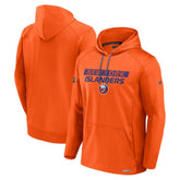 NHL New York Islanders Fanatics Authentic Pro Rink Fleece Pullover Hoodie - Orange