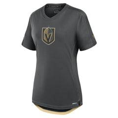 NHL Vegas Golden Knights Fanatics Women's Authentic Pro Rink Tech T-Shirt - Gray