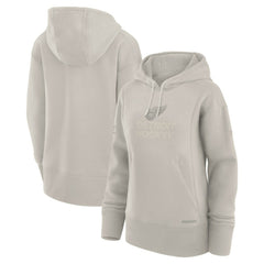 NHL Detroit Red Wings Fanatics Women's Authentic Pro Road Pullover Hoodie - Cream