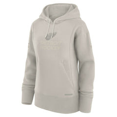 NHL Detroit Red Wings Fanatics Women's Authentic Pro Road Pullover Hoodie - Cream