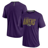 Baltimore Ravens Defender Fade Slant T-Shirt Purple