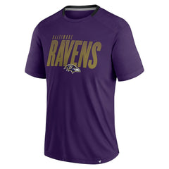 Baltimore Ravens Defender Fade Slant T-Shirt Purple
