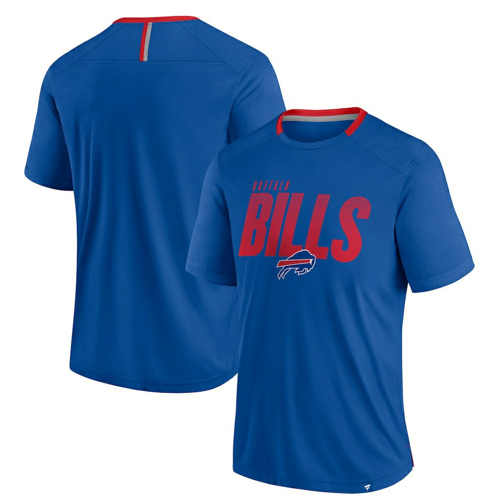 Buffalo Bills Defender Fade Slant T-Shirt Royal