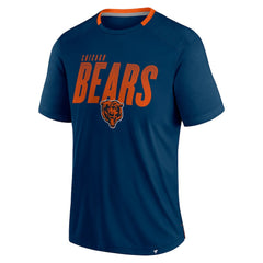 Chicago Bears Defender Fade Slant T-Shirt Navy