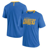 Los Angeles Chargers Defender Fade Slant T-Shirt Powder Blue