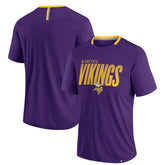 Minnesota Vikings Defender Fade Slant T-Shirt Purple