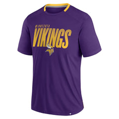Minnesota Vikings Defender Fade Slant T-Shirt Purple