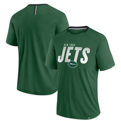 New York Jets Defender Fade Slant T-Shirt Green