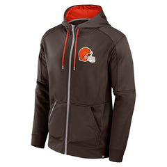 Cleveland Browns Defender Full-Zip Hoodie Brown