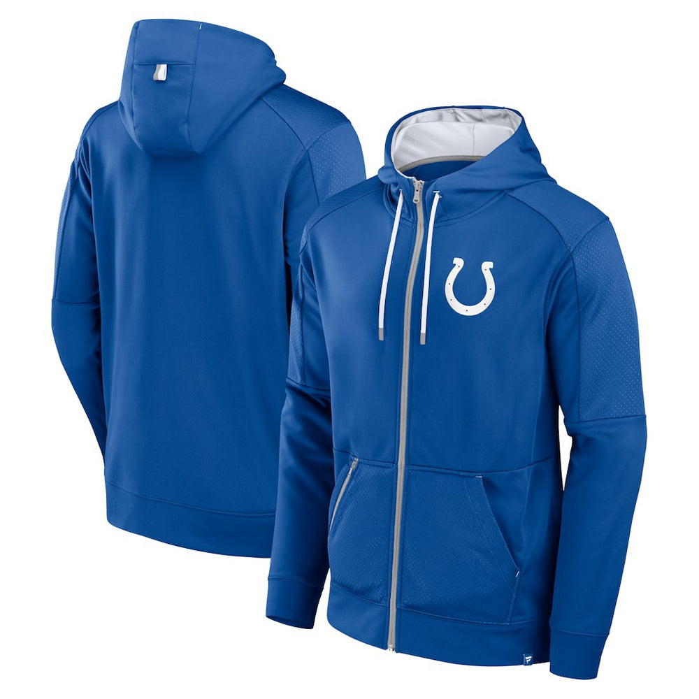 Indianapolis Colts Defender Full-Zip Hoodie Royal