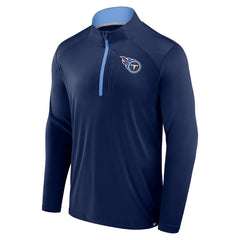 Tennessee Titans Defender Long Sleeve Quarter-Zip Jacket Navy