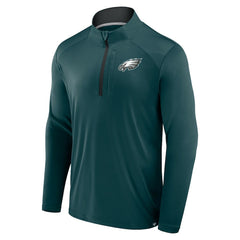 Philadelphia Eagles Defender Long Sleeve Quarter-Zip Jacket Midnight Green