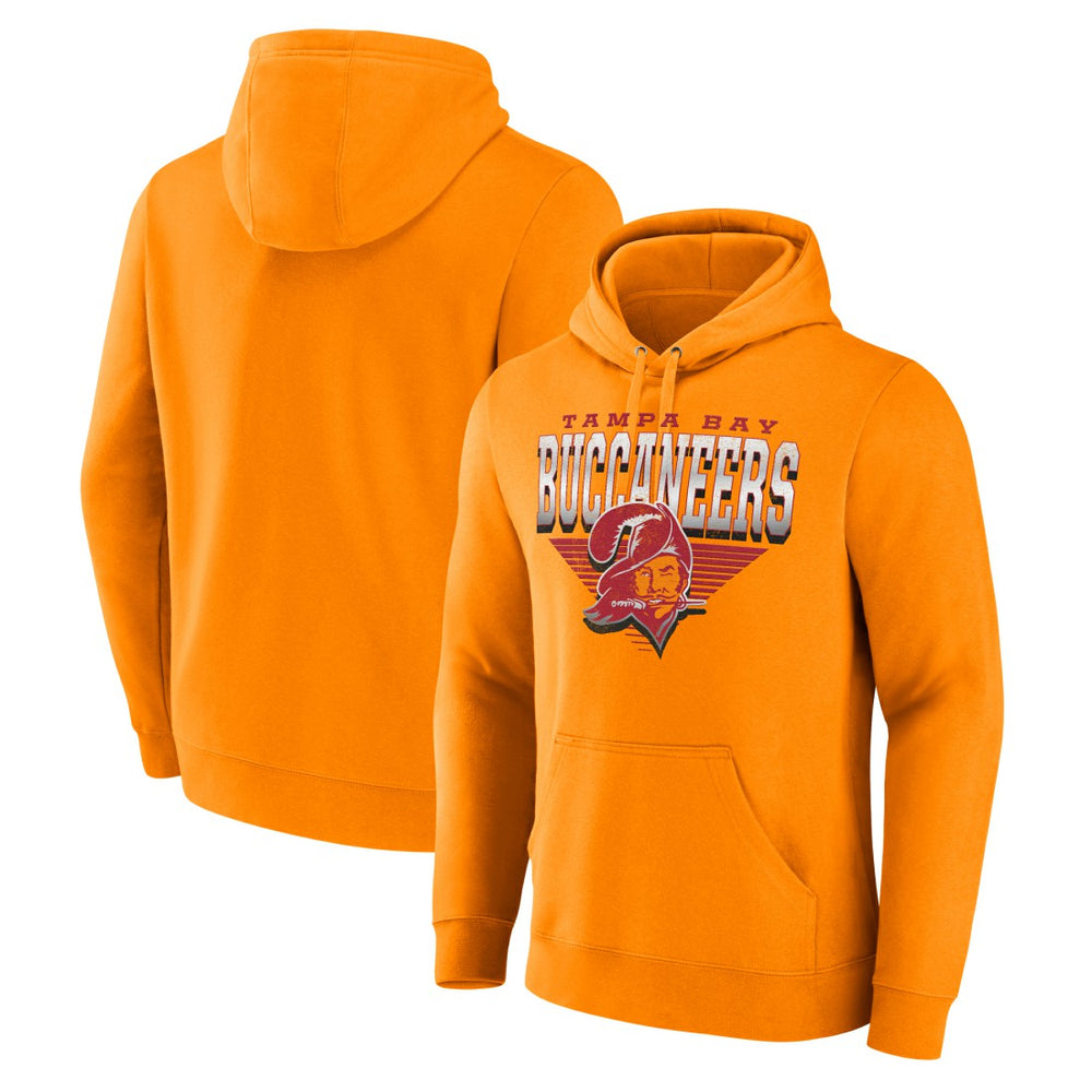 Tampa Bay Buccaneers Geometric Chrome Pullover Hoodie Red