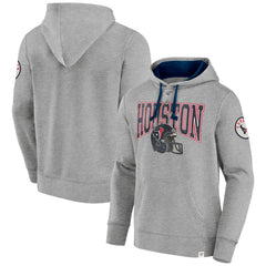 Houston Texans Label Maker Pullover Hoodie Heather Gray