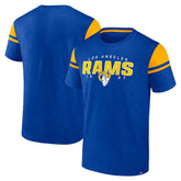 Los Angeles Rams Old School Play Slub T-Shirt Royal