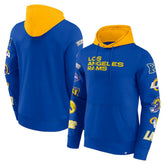 Los Angeles Rams Patched Out Pullover Hoodie Royal/Gold