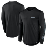 Las Vegas Raiders Blackout Long Sleeve T-Shirt Black