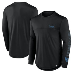 Tennessee Titans Blackout Long Sleeve T-Shirt Black