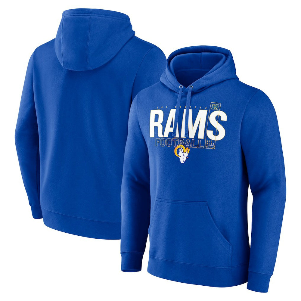 Los Angeles Rams Pylon Outline Pullover Hoodie Royal