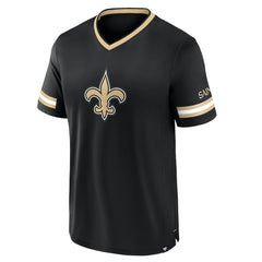 New Orleans Saints Stripe Stacking T-Shirt Black