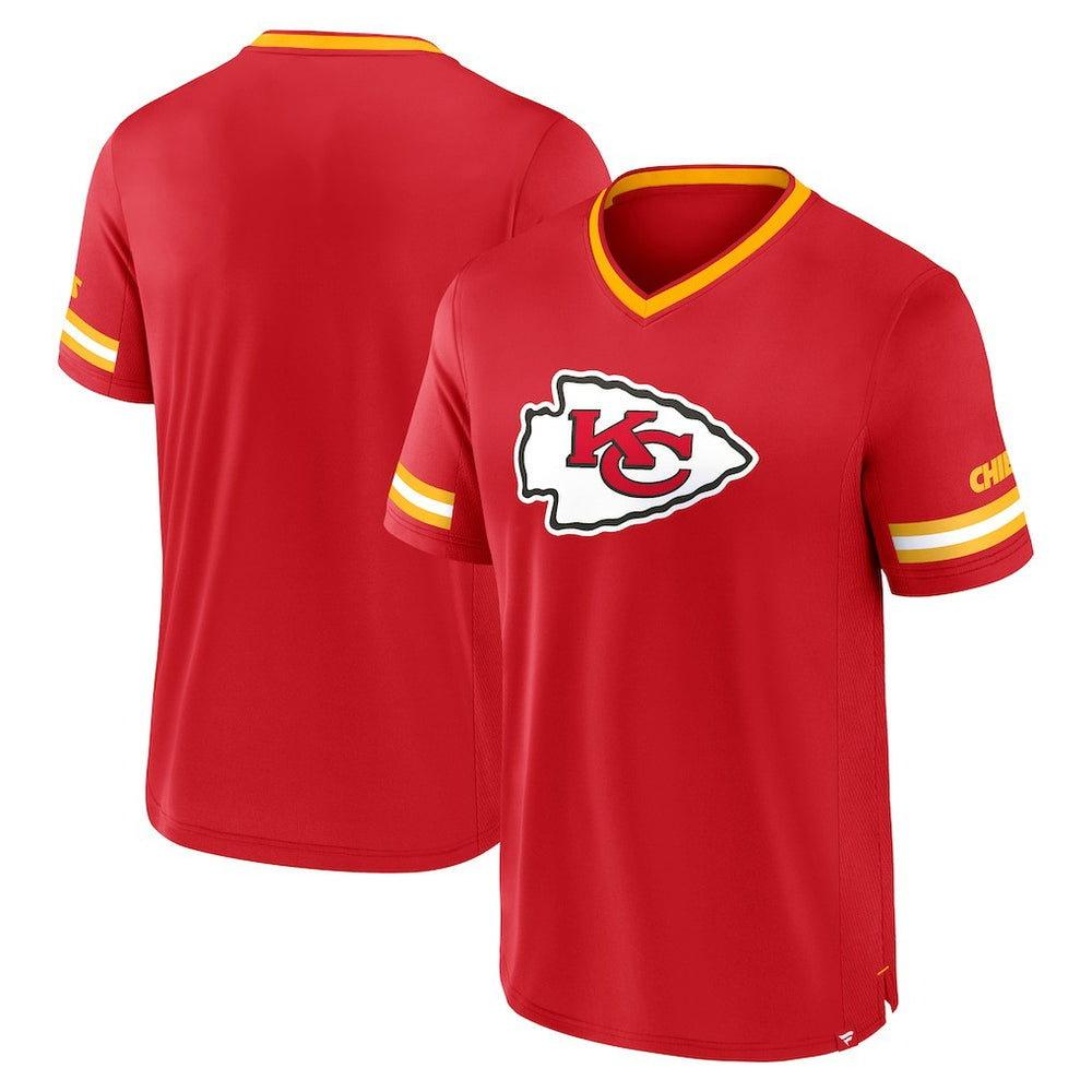Kansas City Chiefs Stripe Stacking T-Shirt Red