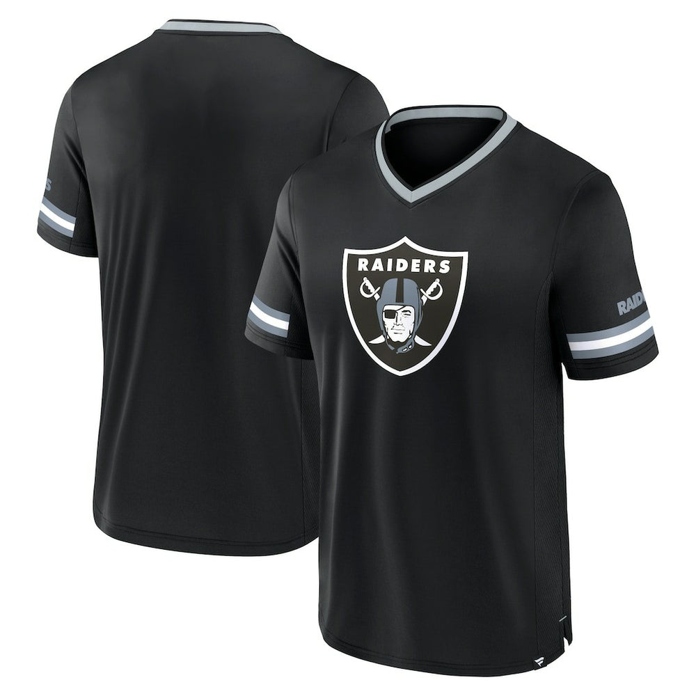 Las Vegas Raiders Stripe Stacking T-Shirt Black