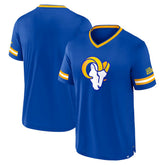 Los Angeles Rams Stripe Stacking T-Shirt Royal