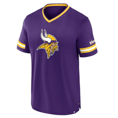 Minnesota Vikings Stripe Stacking T-Shirt Purple