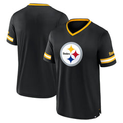 Pittsburgh Steelers Stripe Stacking T-Shirt Black