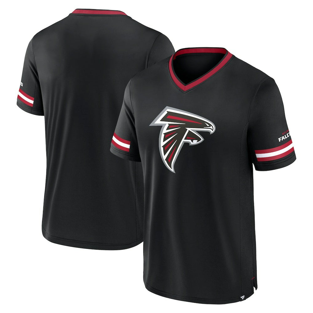 Atlanta Falcons Stripe Stacking T-Shirt Black