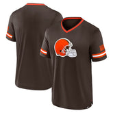 Cleveland Browns Stripe Stacking T-Shirt Brown