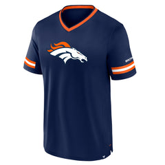Denver Broncos Stripe Stacking T-Shirt Navy