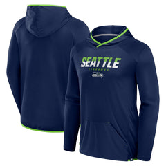 Seattle Seahawks Transitional Defender Hoodie Long Sleeve T-Shirt College Navy
