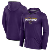 Baltimore Ravens Transitional Defender Hoodie Long Sleeve T-Shirt Purple