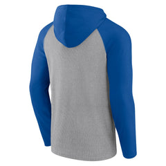 Seattle Seahawks Under Center Long Sleeve Hoodie T-Shirt Gray/Royal