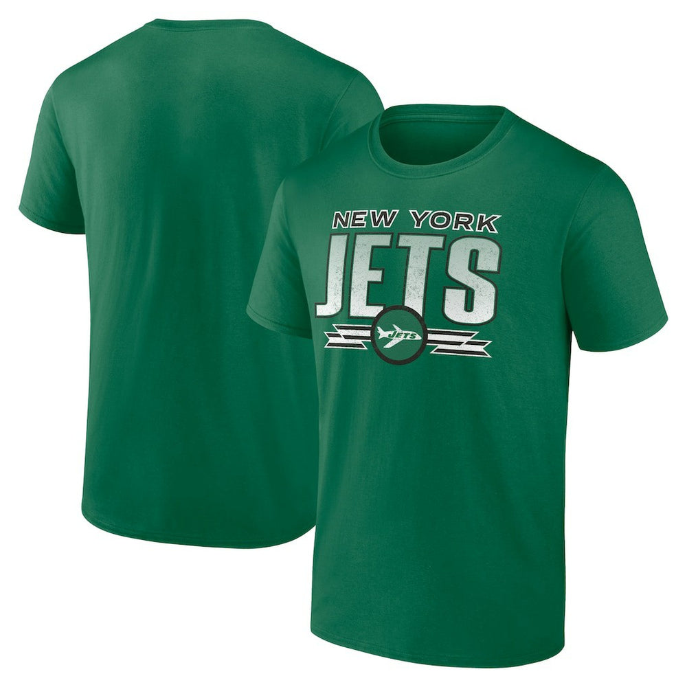 New York Jets Fading Out T-Shirt Kelly Green