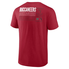 Tampa Bay Buccaneers Repeat Stats T-Shirt Red