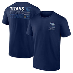 Tennessee Titans Repeat Stats T-Shirt Navy