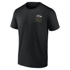 Baltimore Ravens Repeat Stats T-Shirt Black