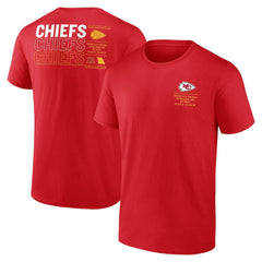 Kansas City Chiefs Repeat Stats T-Shirt Red
