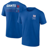 New York Giants Repeat Stats T-Shirt Royal