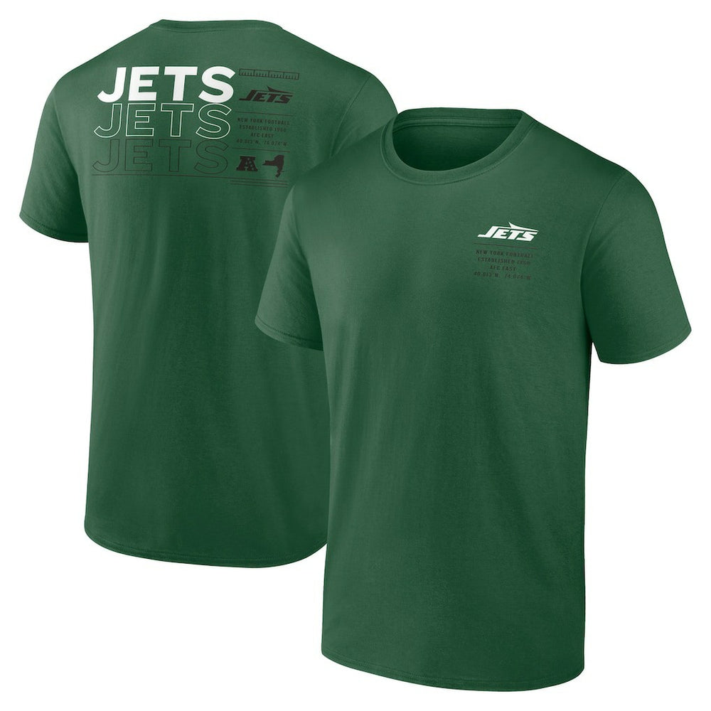 New York Jets Repeat Stats T-Shirt Green