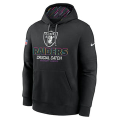 Las Vegas Raiders 2024 NFL Crucial Catch Club Pullover Hoodie Black