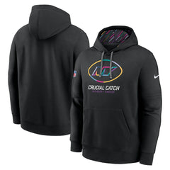 New York Jets 2024 NFL Crucial Catch Club Pullover Hoodie Black