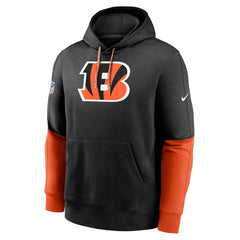 Cincinnati Bengals 2024 Sideline Club Pullover Hoodie Black