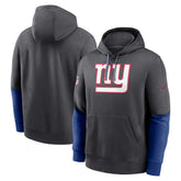 New York Giants 2024 Sideline Club Pullover Hoodie Anthracite
